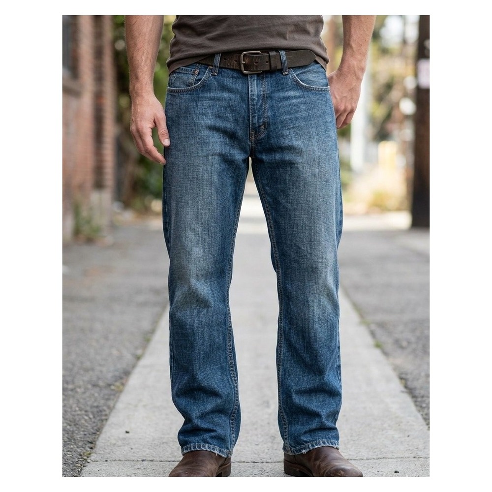 Levis SilverTab Jeans Mens 36 (36x28) Blue Baggy Fit Relaxed Wide Leg Denim Y2K